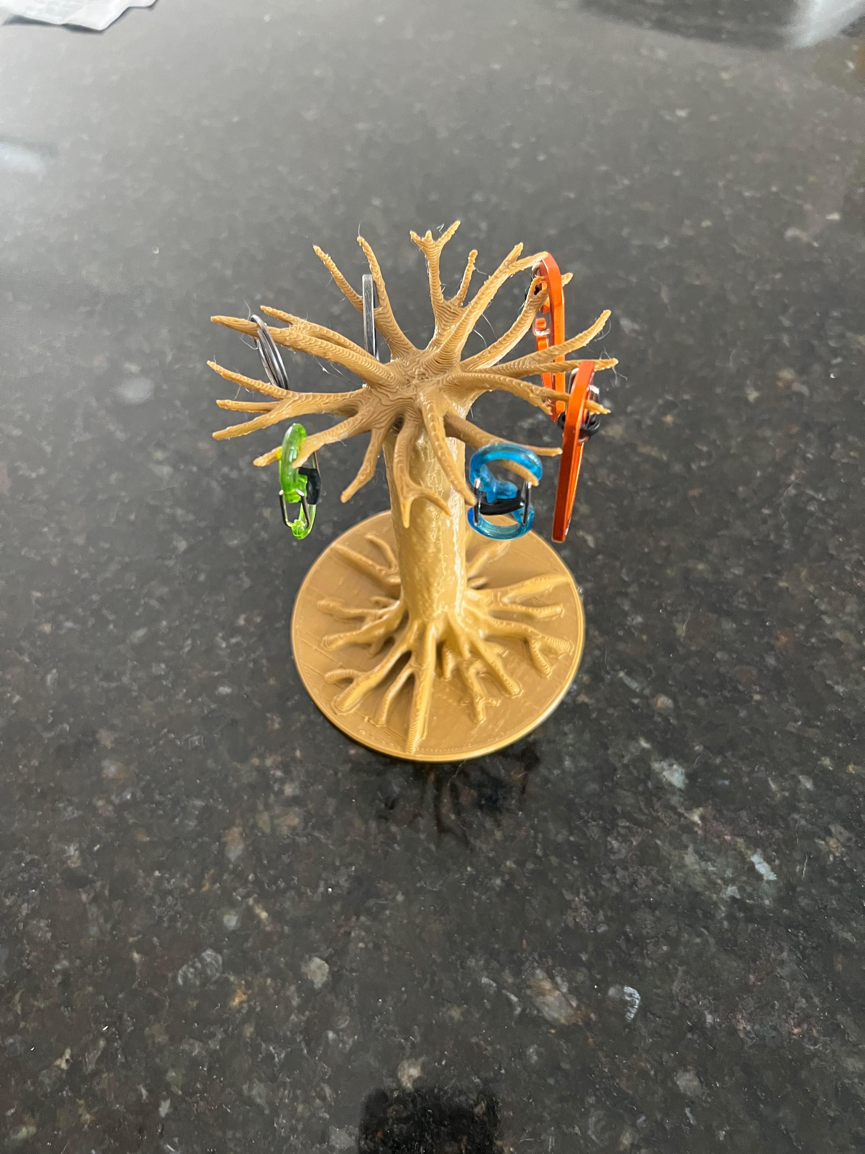 Tree key hook 3d model