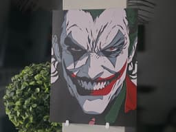 Cartoon Joker 3D Art Hueforge Decor 3d model