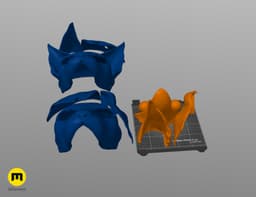 Cat head base 3d model