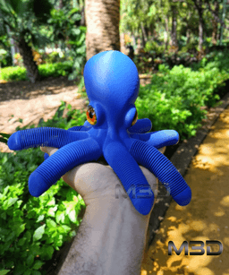 Slinky Octopus / no supports / 3mf included 3d model