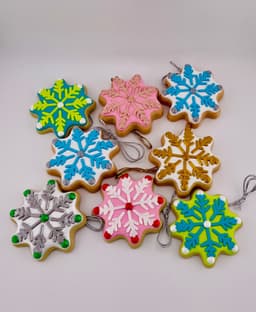 Holiday Sugar Cookie Ornament Set 3d model