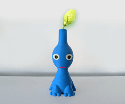 Blue Pikmin Vase 3d model