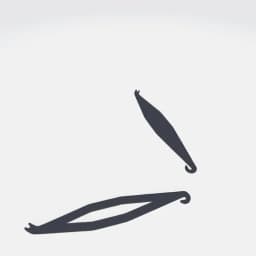 Orthodontic elastic positioner 3d model