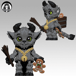 Chibi Krampus 3d model