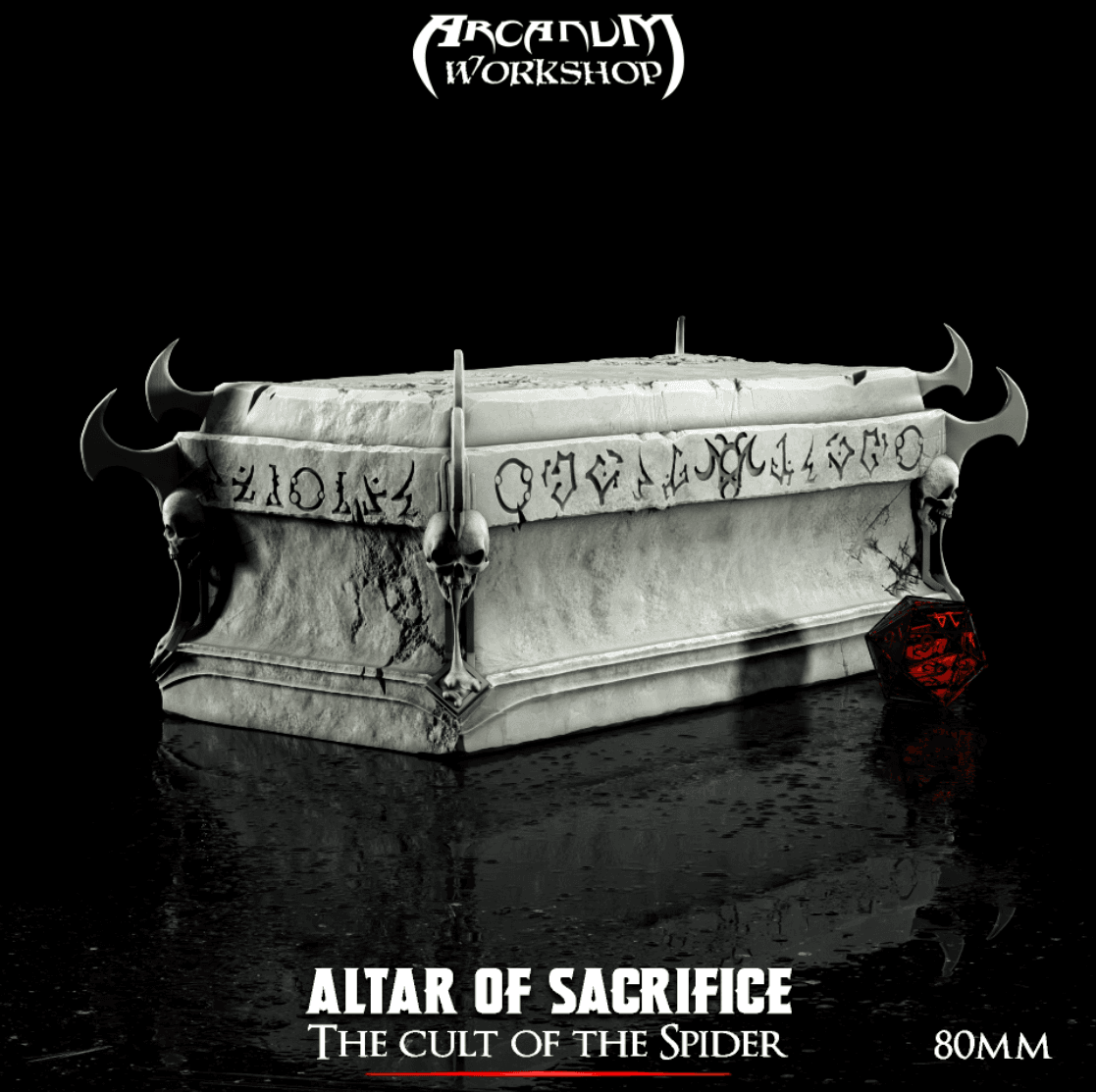 Altar of sacrifice 3d model