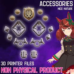 Nice Nature Accessories Umamusume: Pretty Derby 3d model