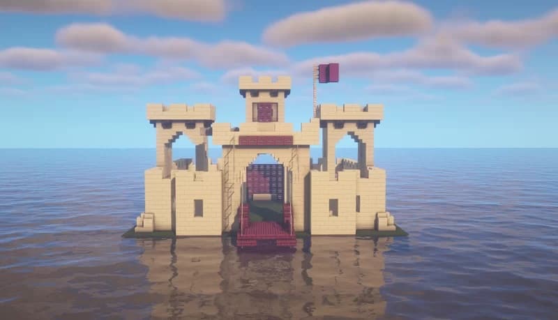 Minecraft 375 Castle 3d model