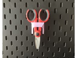 Simple electrician scissors insert for ikea Skadis 3d model