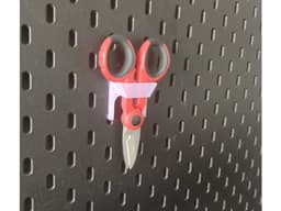 Simple electrician scissors insert for ikea Skadis 3d model