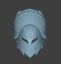 Techno Demon Helmet – Wearable Futuristic Horned Helm for Cosplay, Cyberpunk Armor, Dark Fantasy Cos 3d model