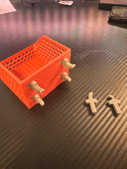 Parametric Vertical Mounted Multiboard Bins (repost) 3d model