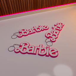 BARBIE - KEYCHAIN 3d model