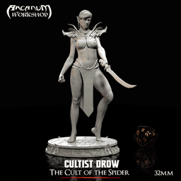Dark elves Cultists Pack 3d model