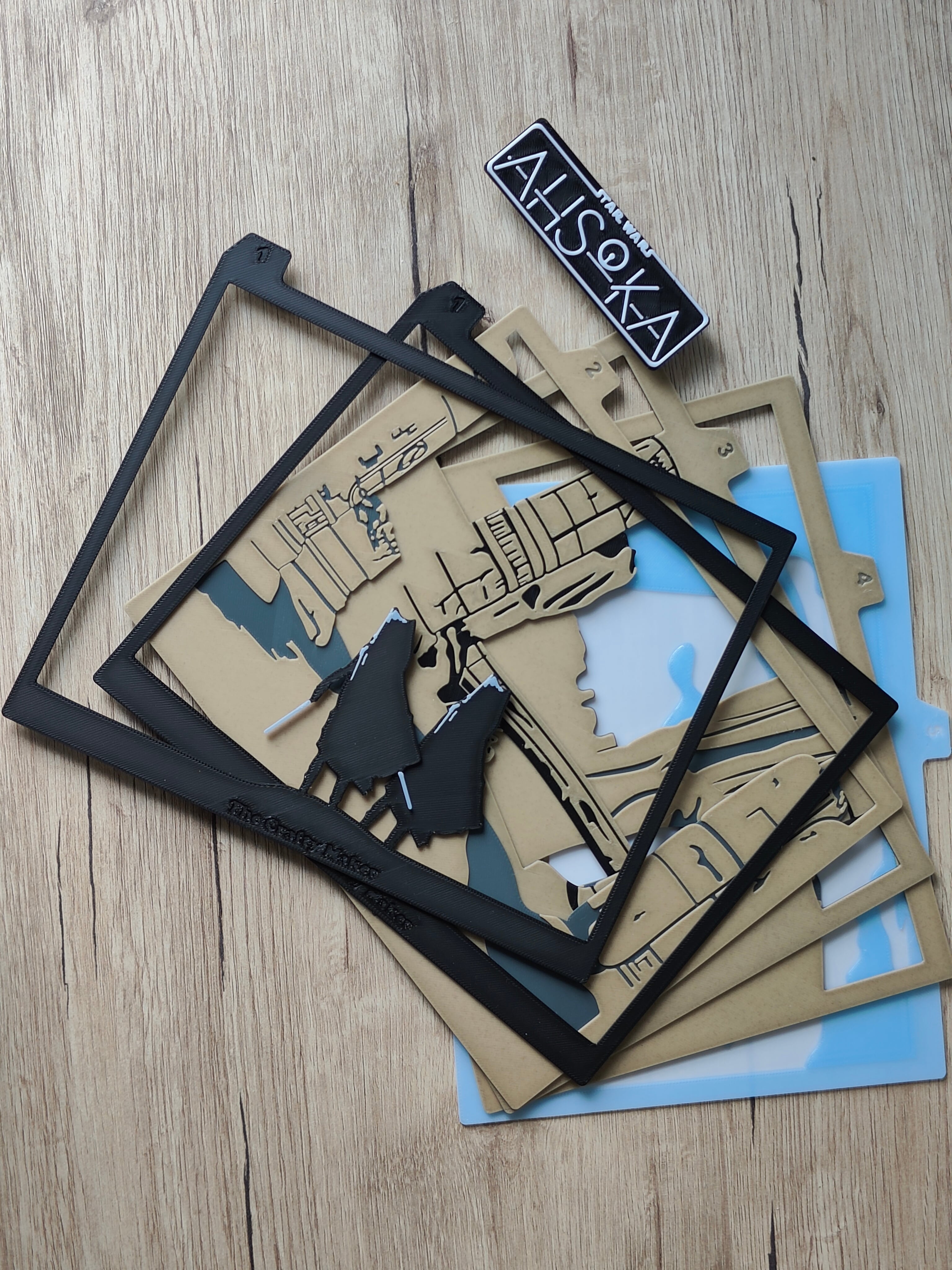 Ahsoka Arcana Shadow Box 3d model