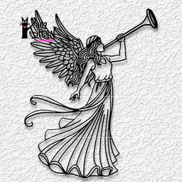 Christmas Angel wall art Angelic decor 3d model