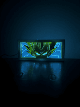 Majin Vegeta - LED Lightbox NO AMS NEEDED 3d model