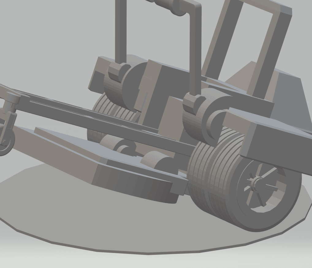 FHW:Lawnmower concept 3d model