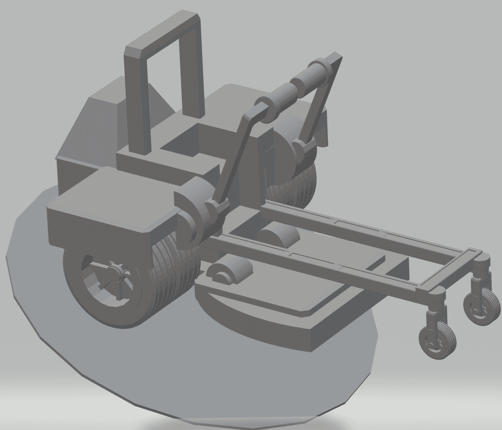 FHW:Lawnmower concept 3d model