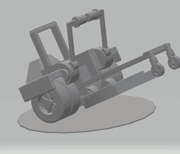 FHW:Lawnmower concept 3d model