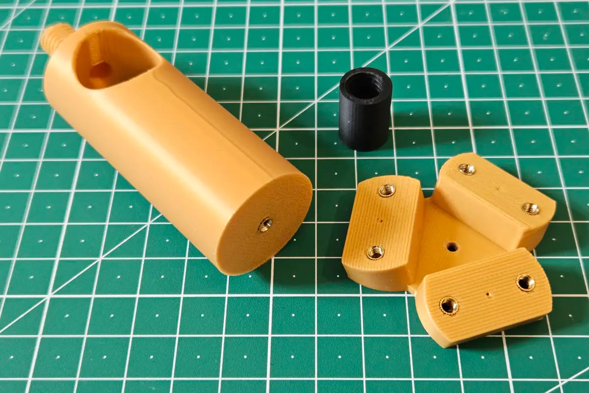 Spot Light Plant Lamp Mod.step 3d model