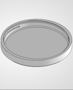 Dice Container And Tray Threaded 3d model