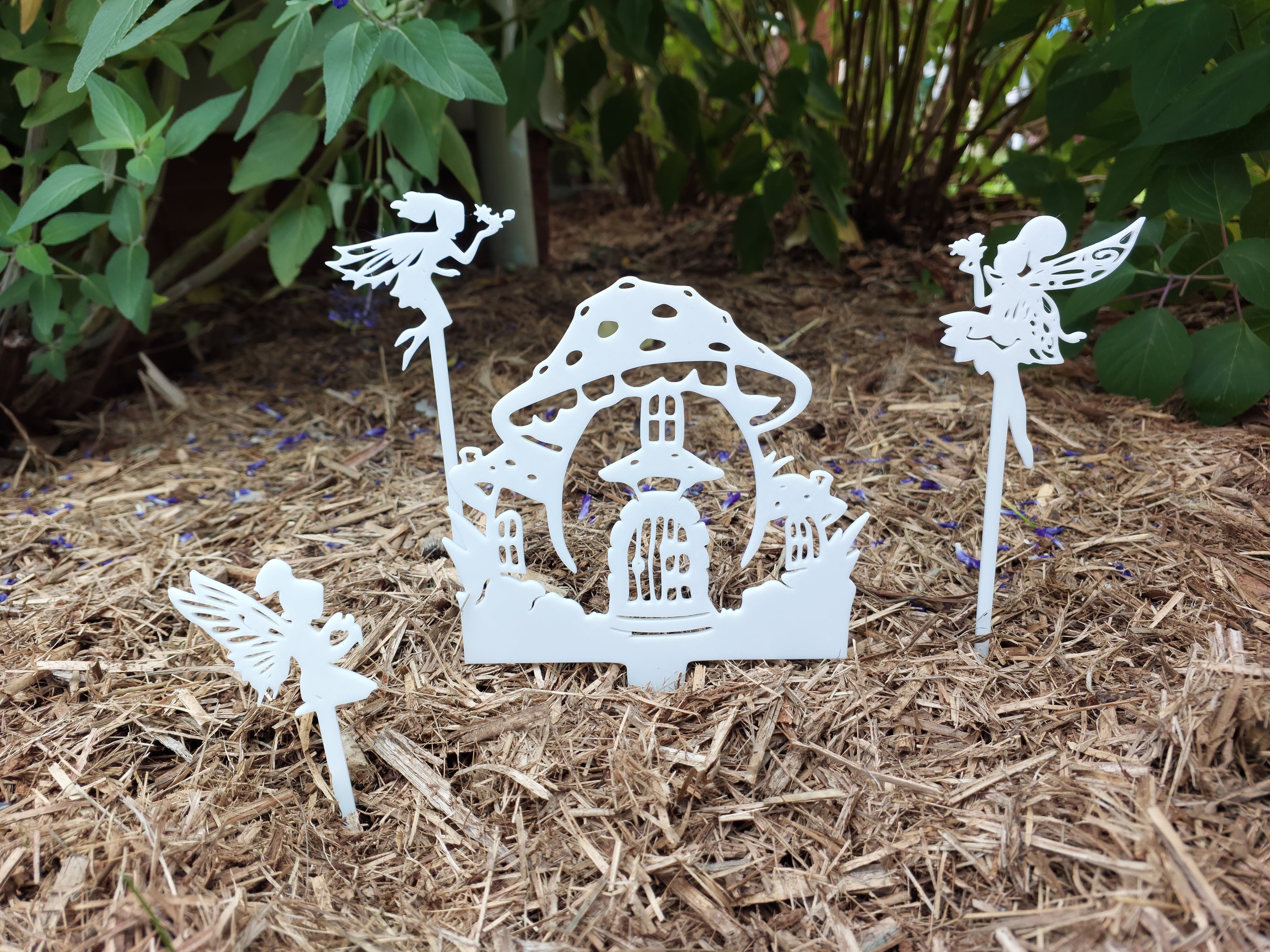 Fairy Garden Art set 3d model