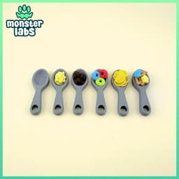 Cereal Bowl Fidget Clicker Keychain Bundle 3d model