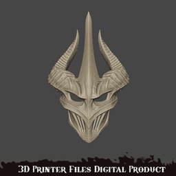 Fantasy Flame Atronach Mask TES Oblivion 3d model