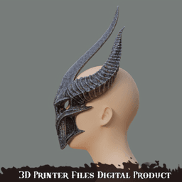 Fantasy Flame Atronach Mask TES Oblivion 3d model