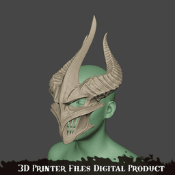 Fantasy Flame Atronach Mask TES Oblivion 3d model