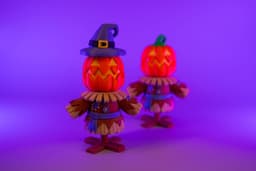 Lighted Scarecrow Clicker 3d model