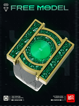 Space Guardian Ring 3D Printer STL File 3d model