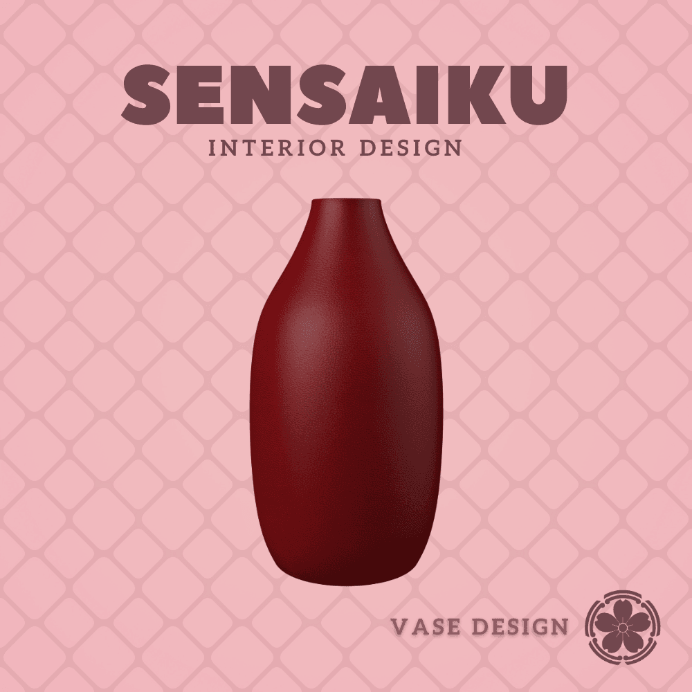 89. Cylinder - V55 Custom Vase Design - Ikebana Home Decoration 3d model