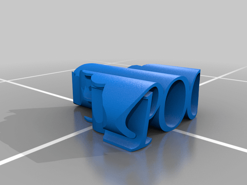 Poo Emoji - Flip Text 3d model