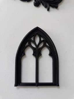 Cathedral Window Wall Decor Gothic Home Decor Victorian Gothic 3d model