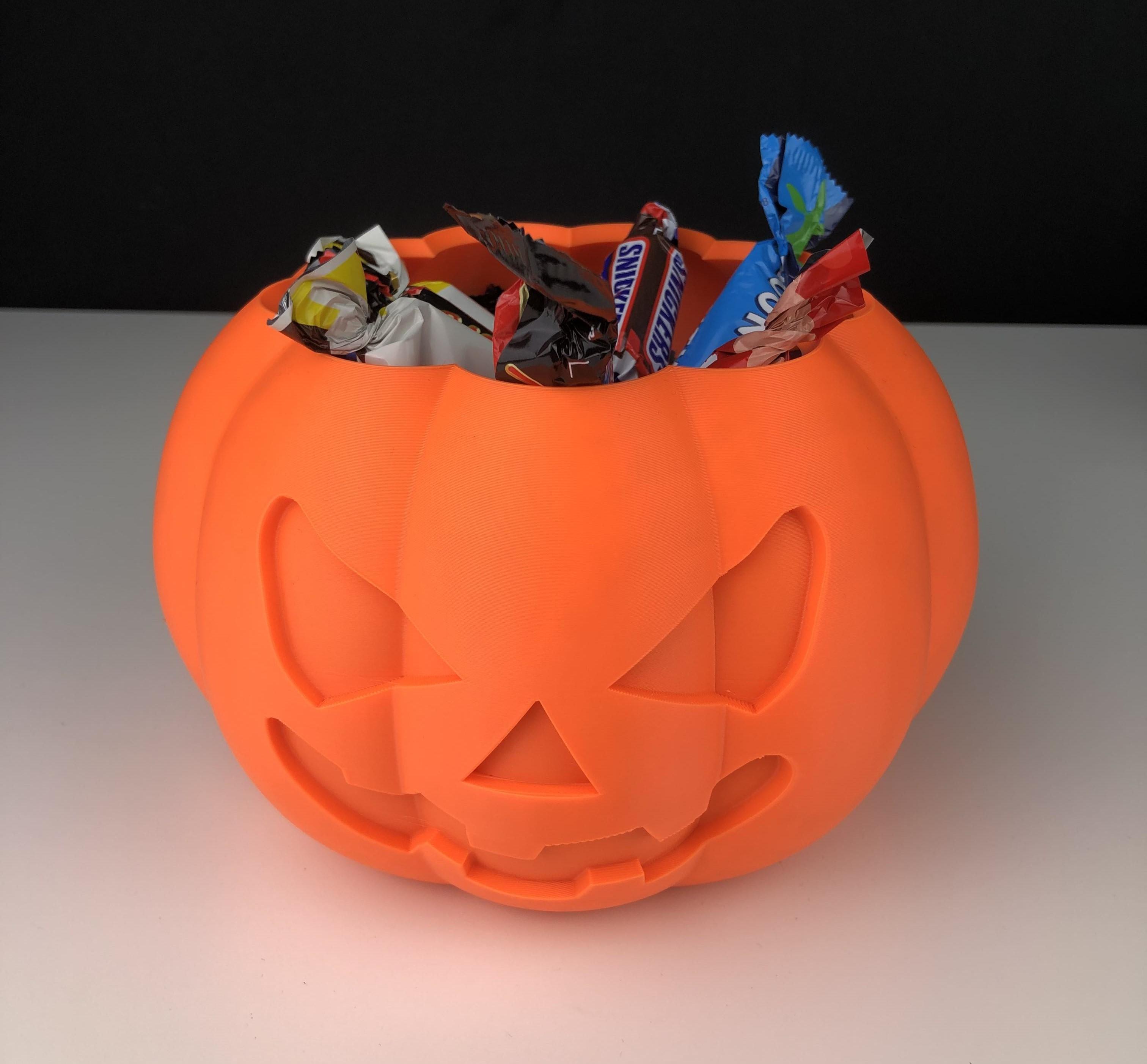 Halloween Pumpkin Bucket Treat 3d model