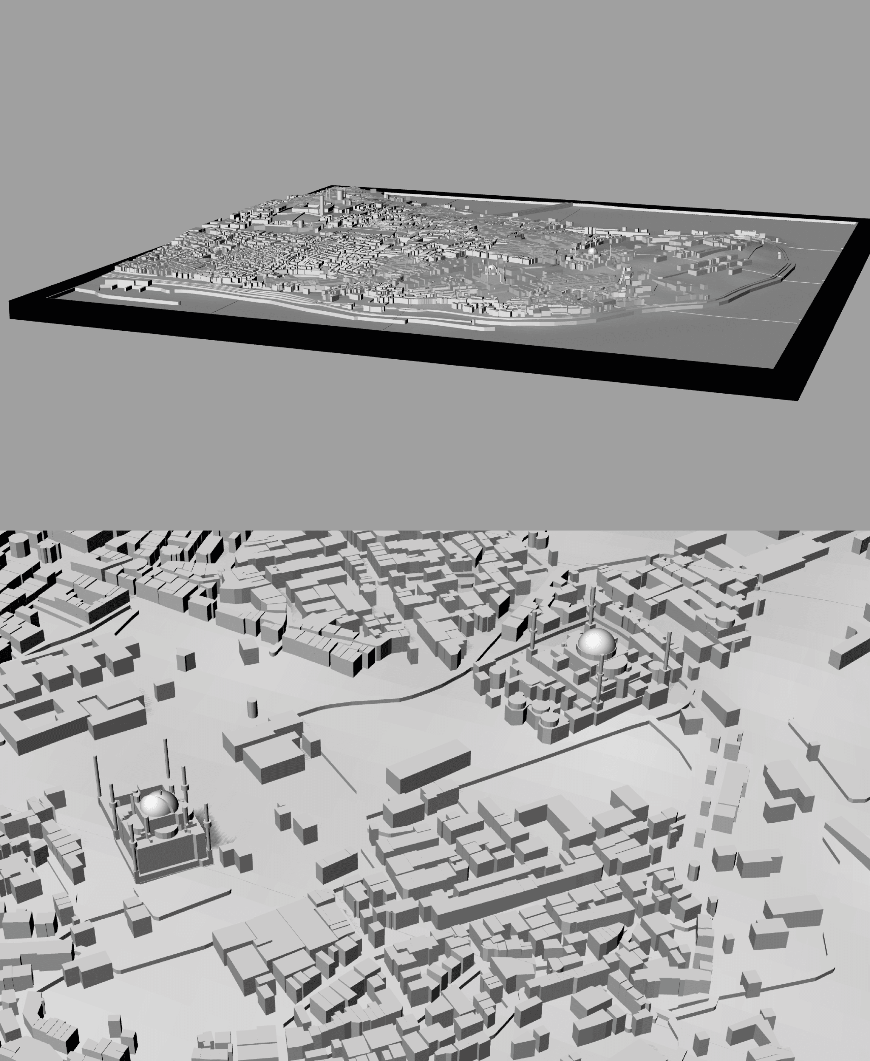 ISTANBUL, Skyline 3d map 3d model