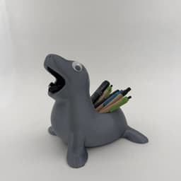 Seal * Pencil Holder 3d model