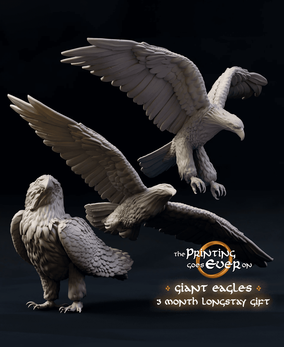 Giant Eagles - Three Month Longstay Gift 3d model