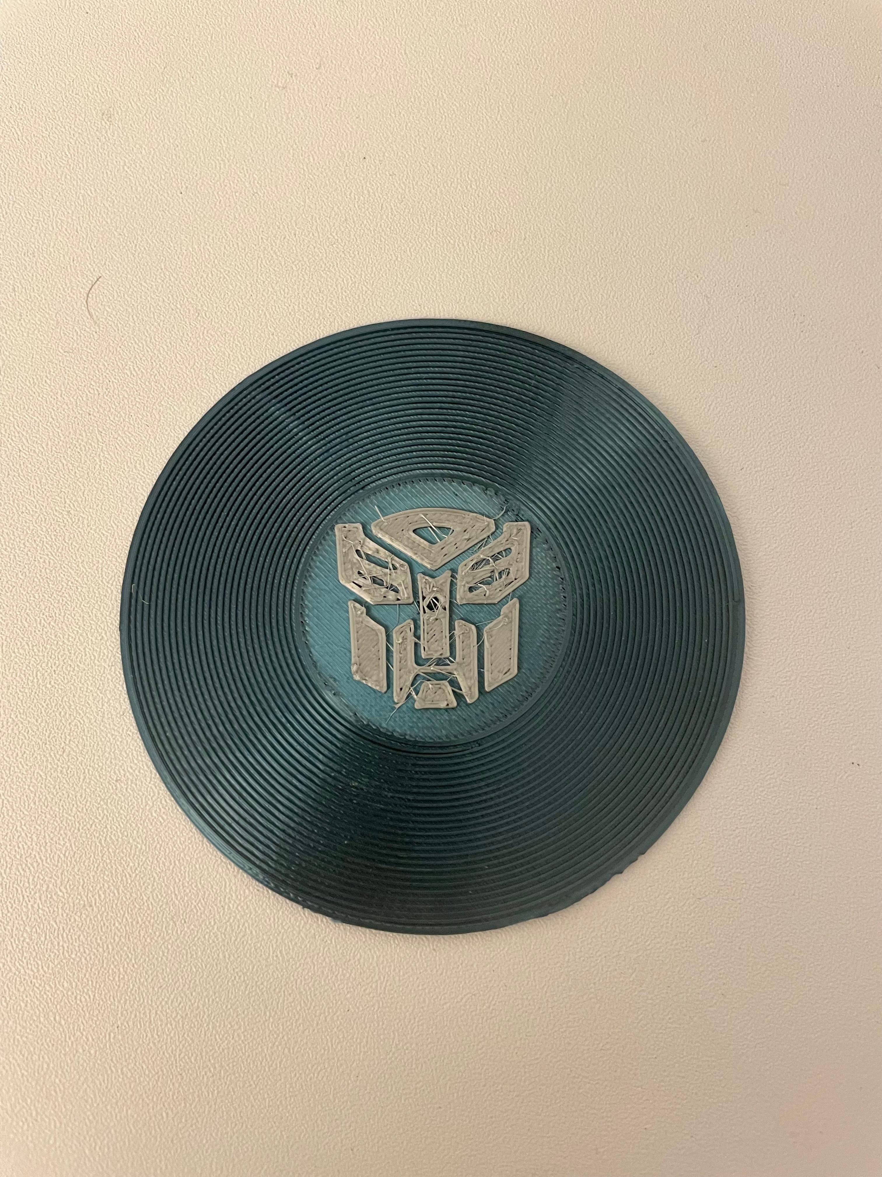 Transformers Mini Record 3d model