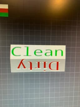 Dishwasher Sign 3d model