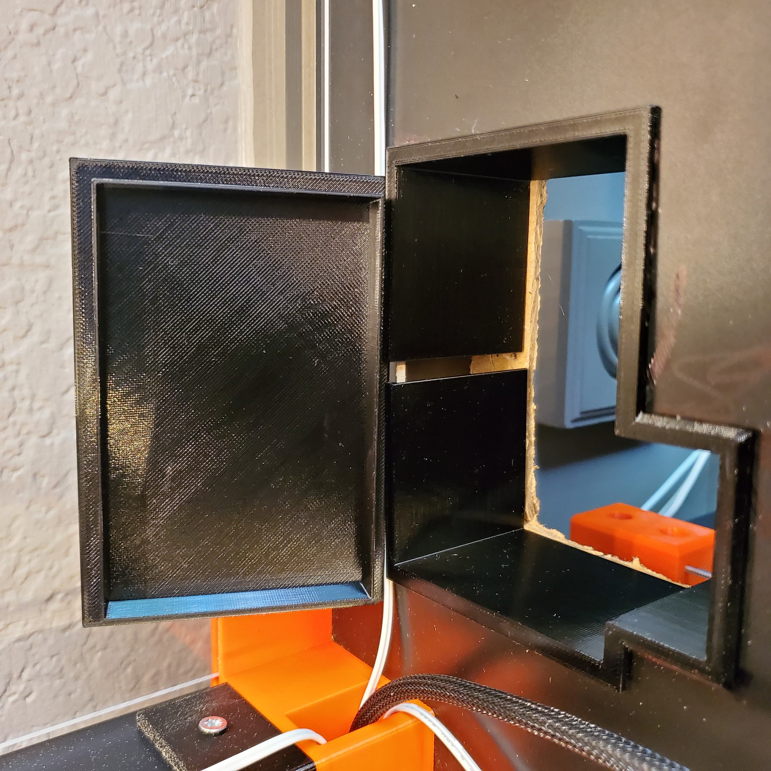 Prusa LACK enclosure PSU (cable) passthrough 3d model