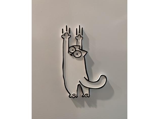 Simon's Cat - Scratch and Stretch - Multicolor ready 3d model