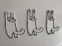 Simon's Cat - Scratch and Stretch - Multicolor ready 3d model