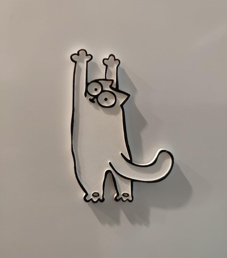 Simon's Cat - Scratch and Stretch - Multicolor ready 3d model