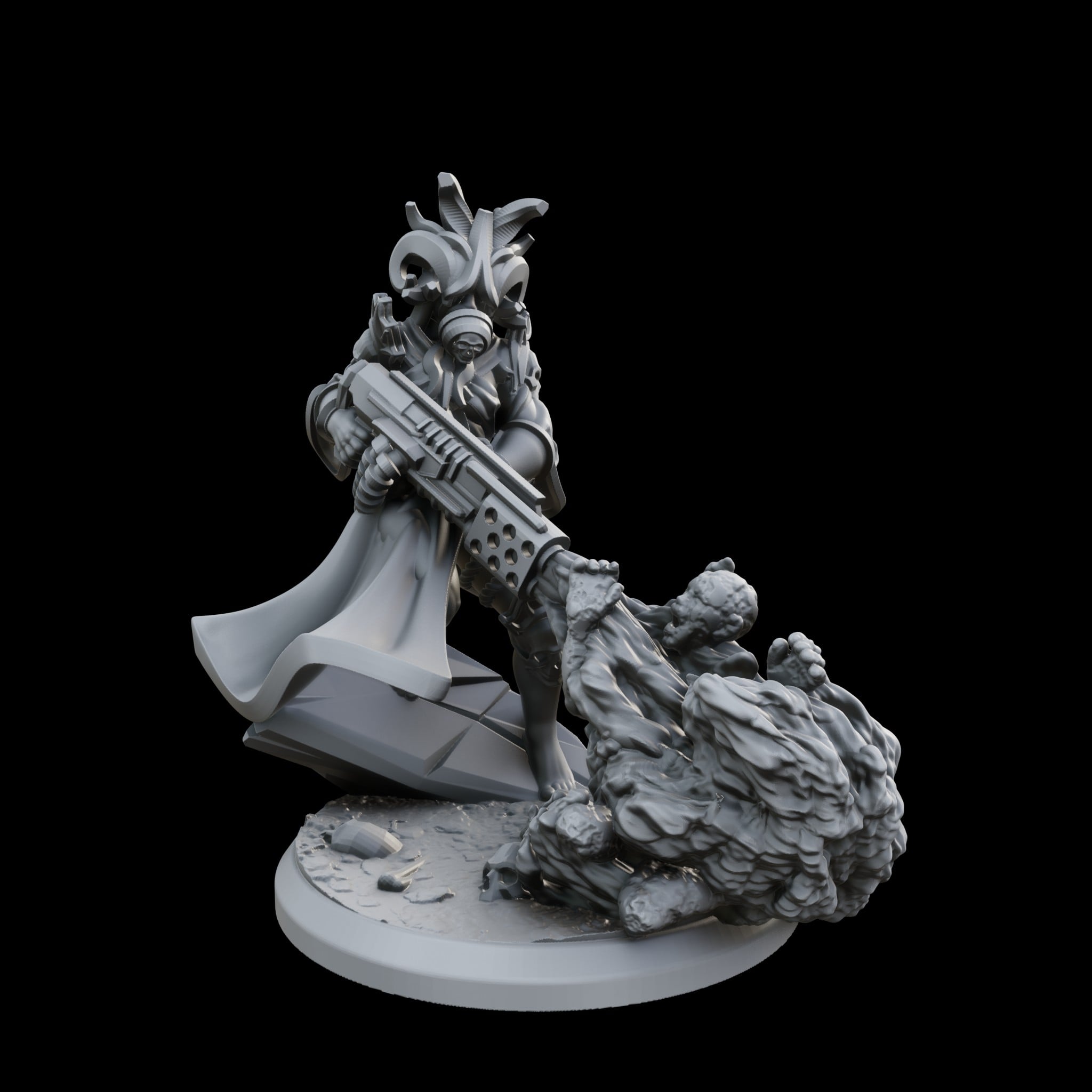Dark Acolytes Sanctified Missionary Flamer 3d model