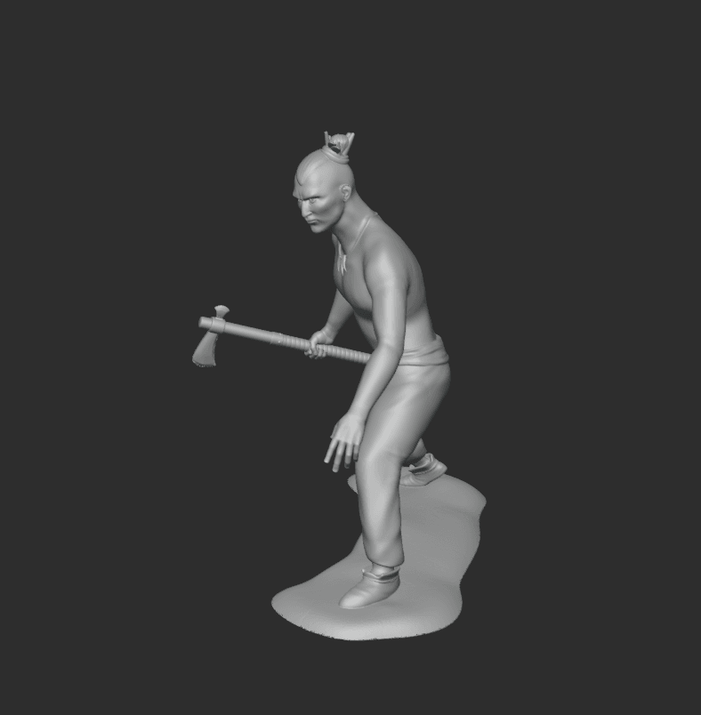 Toy Soldier Set: Indian 002 3d model