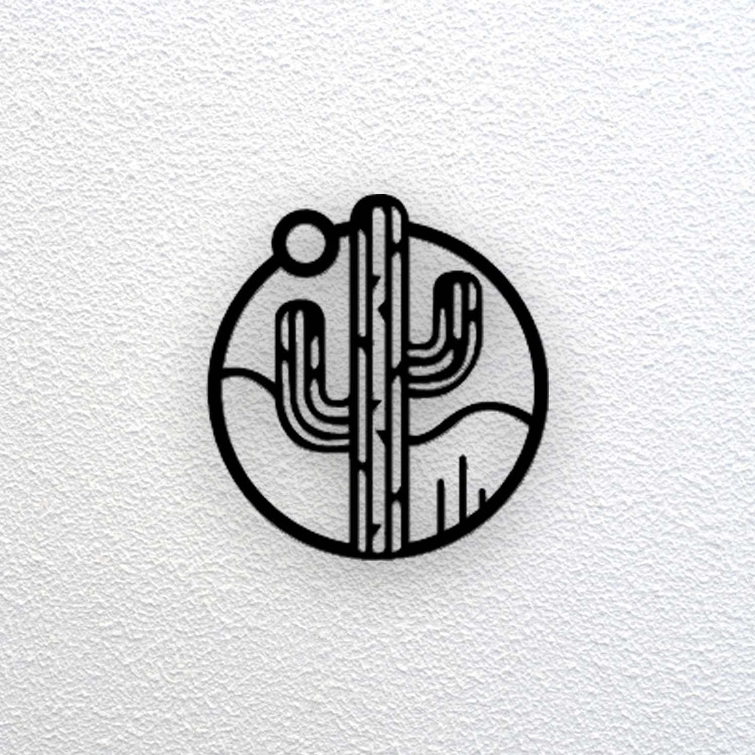 Cactus Wall Art 3d model