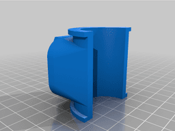 gopro bike mount 31mm with zipties 3d model