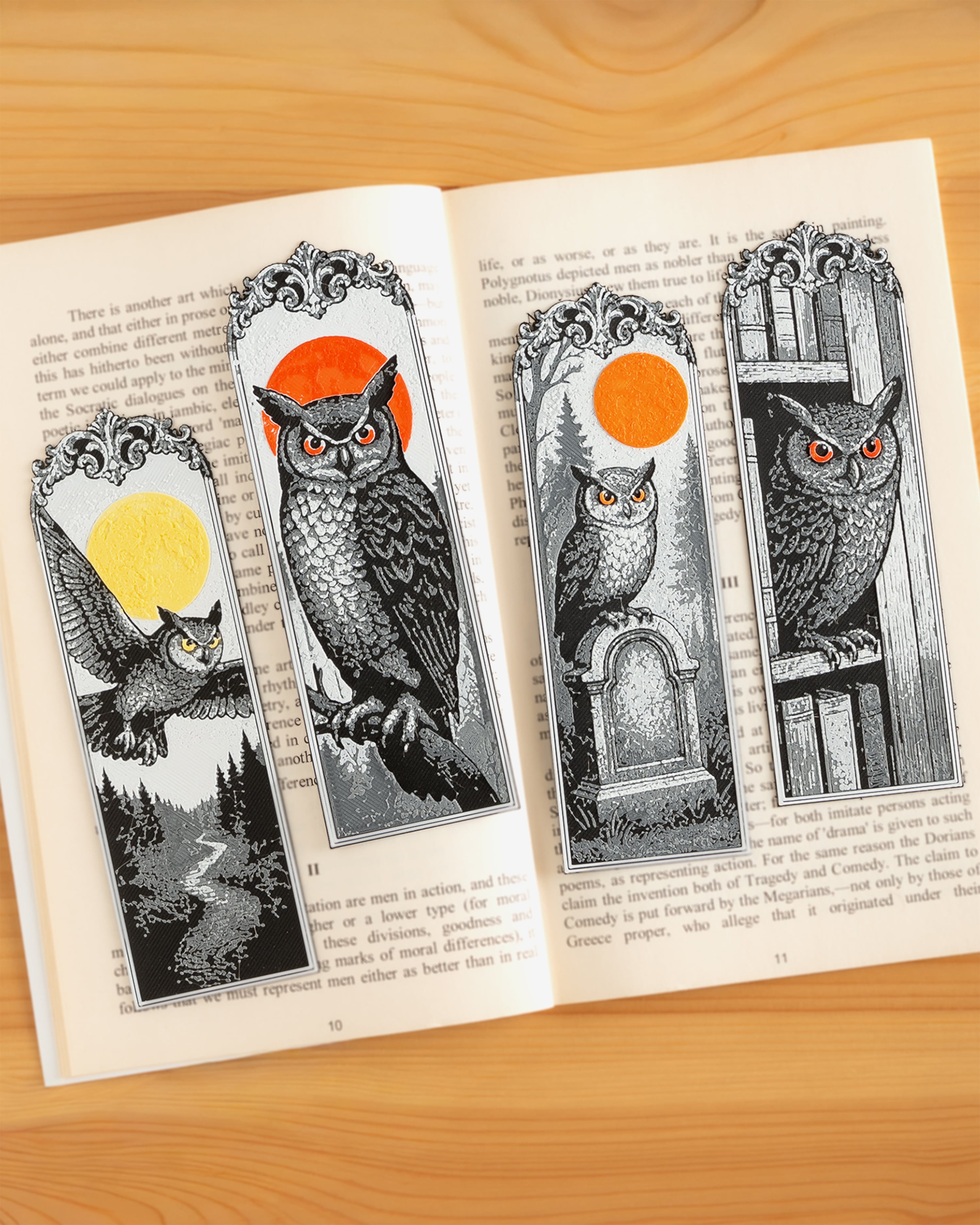 Owl Bookmarks 3d model